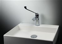 granitni umivalnik, pult - 60x40 cm - CQR_AU6S - Zdjęcie produktowe