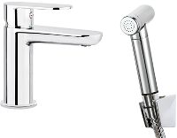Washbasin tap, with bidetta hand shower - BGA_027M - Główne zdjęcie produktowe