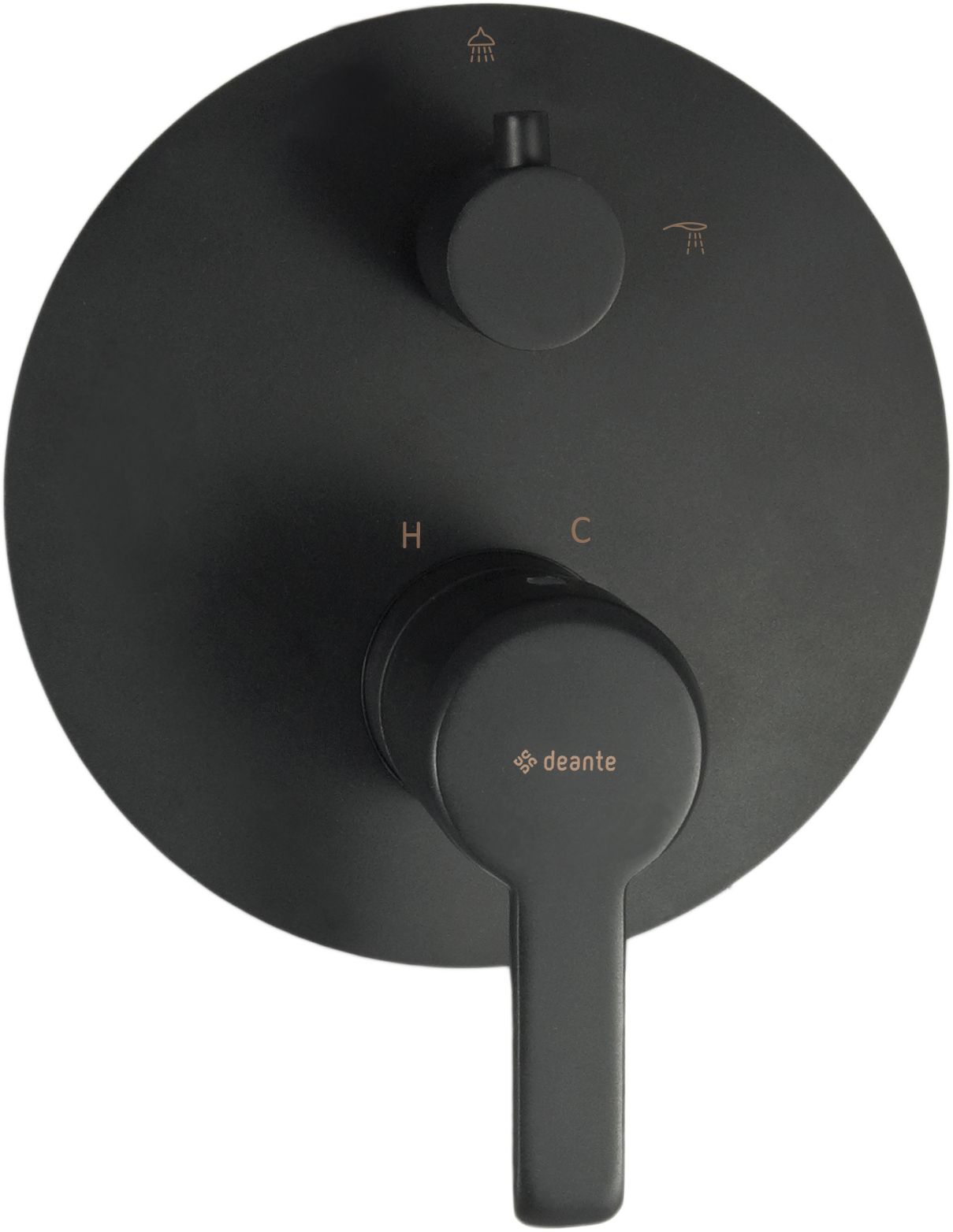 Shower mixer, concealed, with shower switch - BQA_N44P - Główne zdjęcie produktowe
