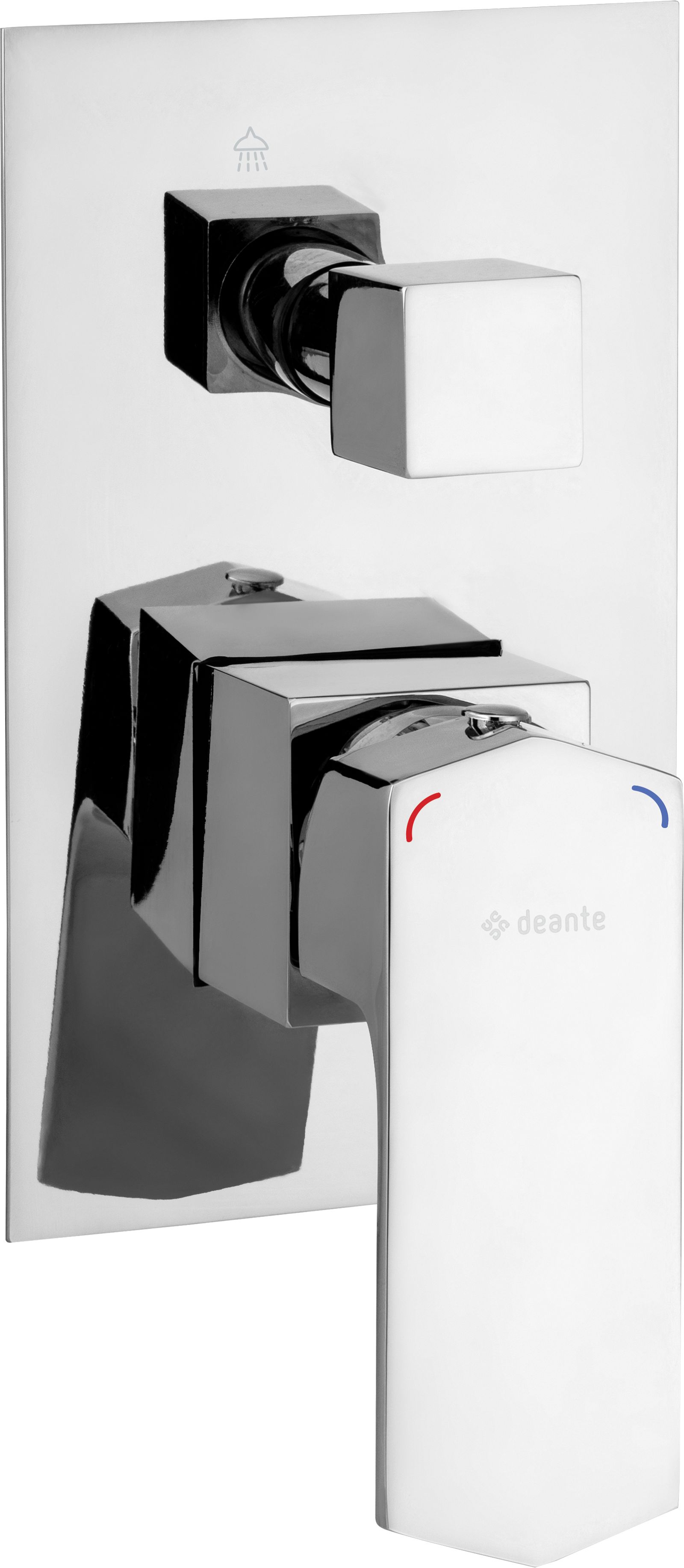Shower mixer, concealed, with shower switch - BGM_044P - Główne zdjęcie produktowe