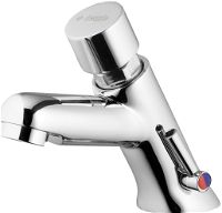 Washbasin tap, self-closing, with temperature control - BBH_028R - Główne zdjęcie produktowe