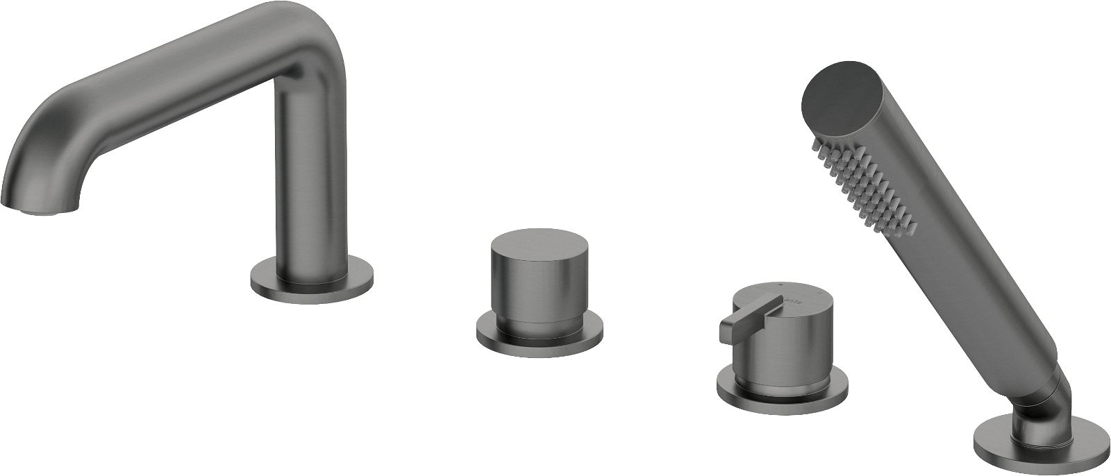 Змішувач для ванни, 4 - отвірна, з набором для душу - BQS_D14M - Główne zdjęcie produktowe