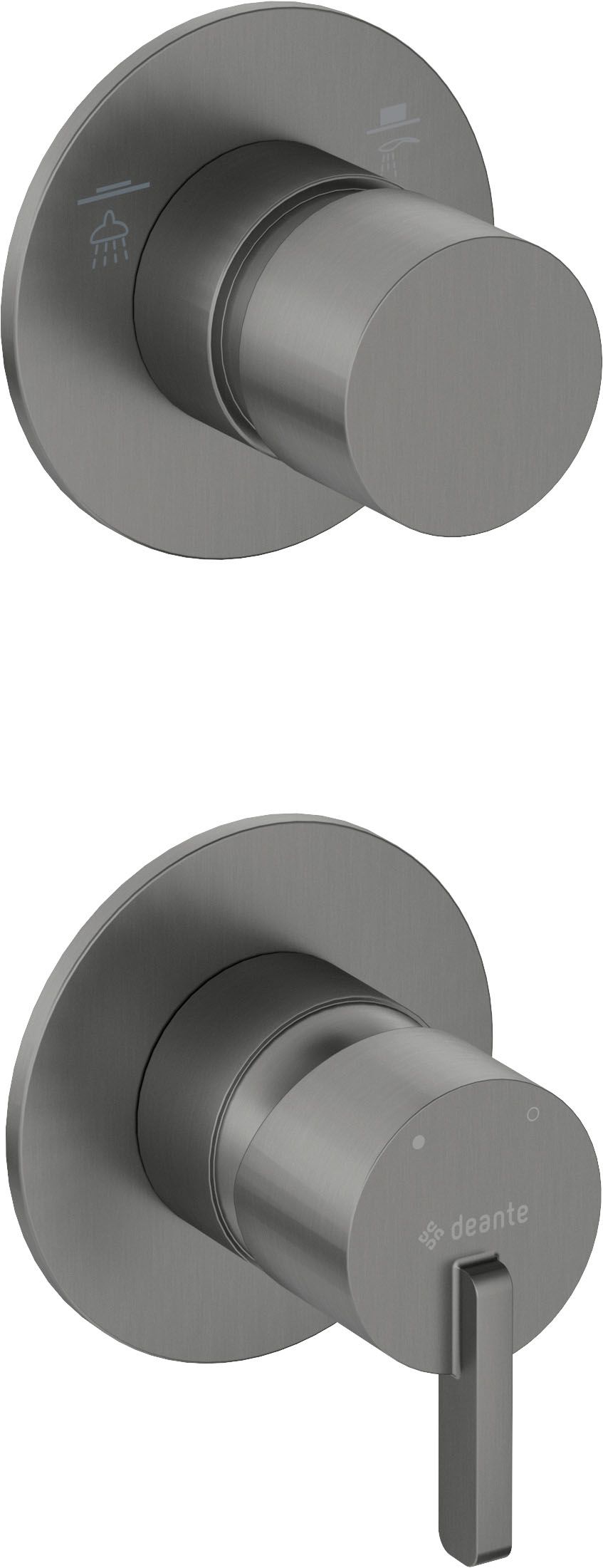Shower mixer, concealed, with shower switch - BQS_D44P - Główne zdjęcie produktowe