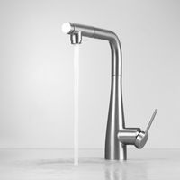 Kitchen tap, with water filter connection, with pull-out spout - BRE_F75M - Zdjęcie produktowe