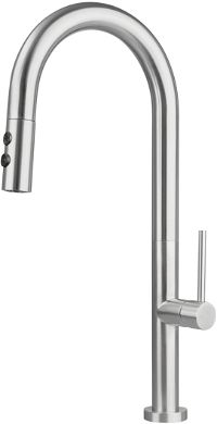 Kitchen tap, with pull-out spout - 2 stream types - BQO_F72M - Główne zdjęcie produktowe