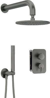 Concealed shower set, with mixer BOX - with a shower head - BXYYDQSM - Główne zdjęcie produktowe