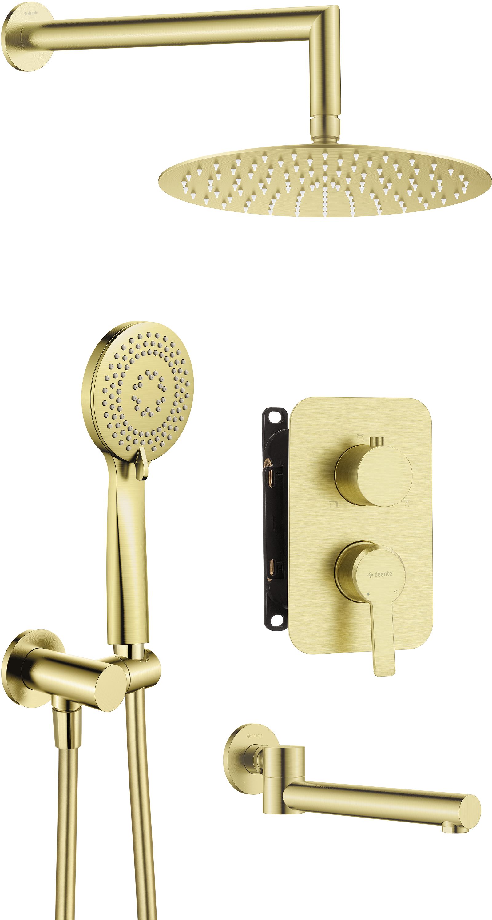 Concealed shower set, with bath spout - BXYYRQAM - Główne zdjęcie produktowe
