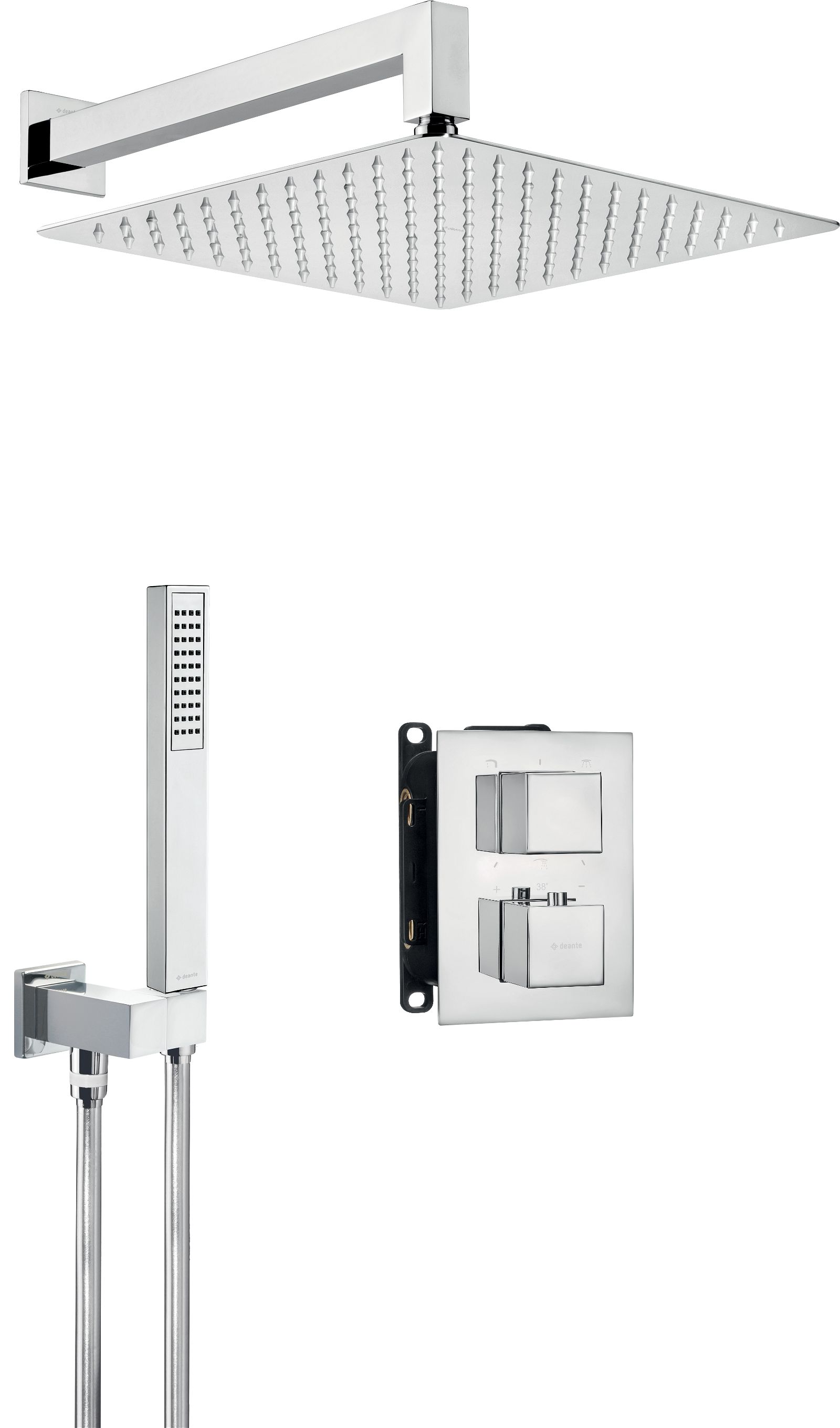 Zestaw prysznicowy podtynkowy z BOXem termostatycznym - BXYZ0EAT - Główne zdjęcie produktowe