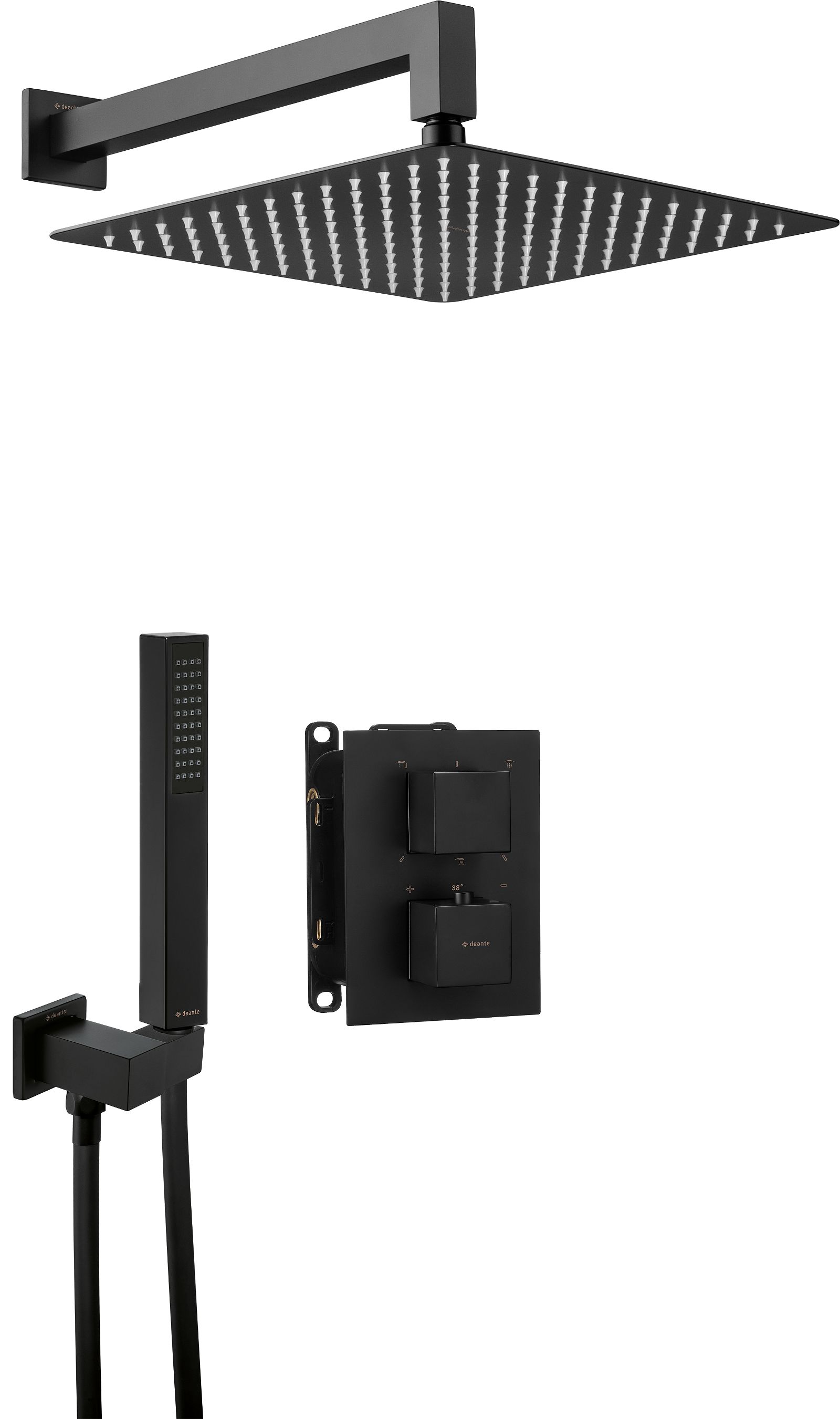 Zestaw prysznicowy podtynkowy z BOXem termostatycznym - BXYZNEAT - Główne zdjęcie produktowe
