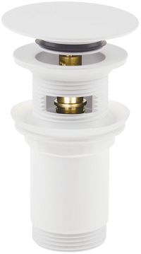 Plug for sink, or bidet, with metal sleeve - universal - NHC_A10U - Główne zdjęcie produktowe