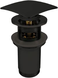 Plug for sink, or bidet, with metal sleeve - universal - NHC_N11U - Główne zdjęcie produktowe