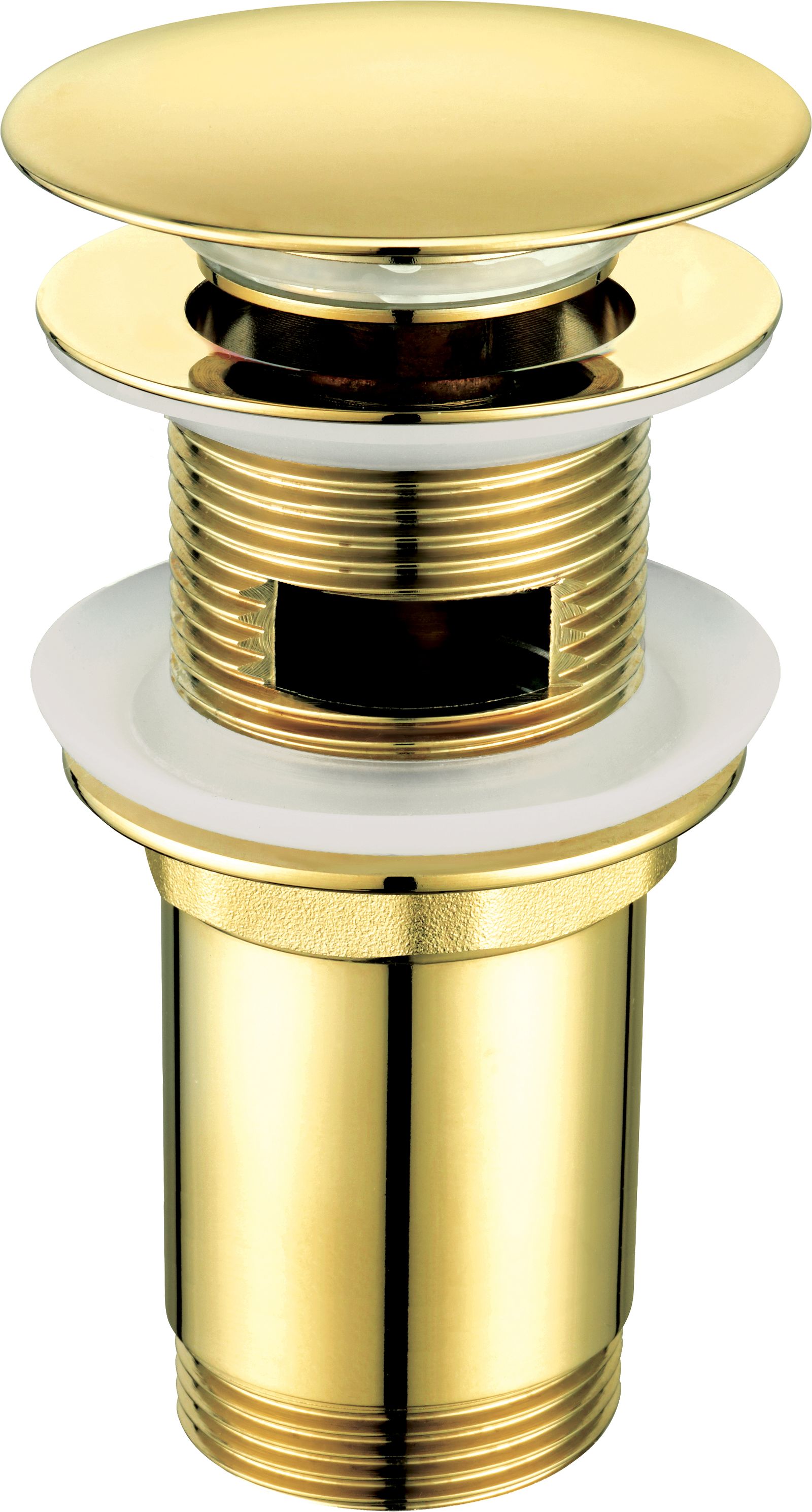 Plug for sink, or bidet, with metal sleeve - universal - NHC_Z10U - Główne zdjęcie produktowe