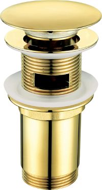 Plug for sink, or bidet, with metal sleeve - universal - NHC_Z10U - Główne zdjęcie produktowe