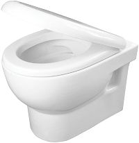 Toilet bowl, with seat, rimless - CDAD6ZPW - Zdjęcie produktowe