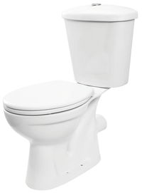 cuvette des toilettes, monobloc - drainage horizontale - CDFD6LPS - Główne zdjęcie produktowe