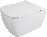 Toilet bowl, with seat, rimless - CDYD6ZPW - Zdjęcie produktowe
