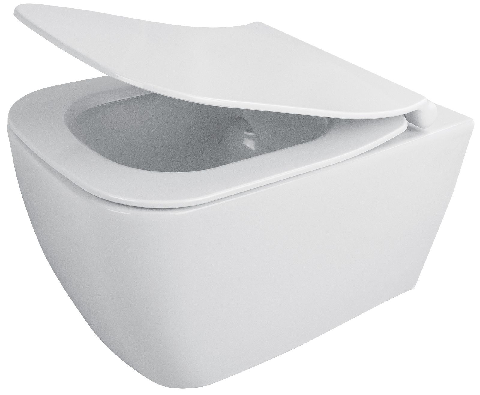 WC školjka, s sedežem, brezroben - CDYD6ZPW - Główne zdjęcie produktowe