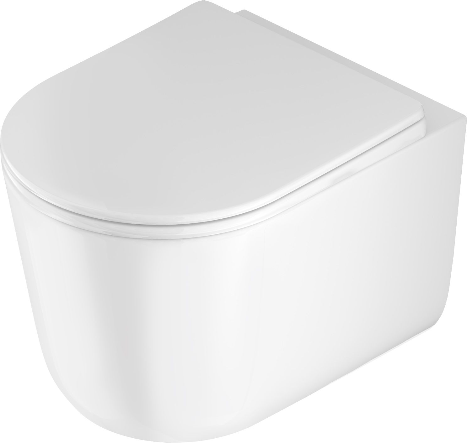 Miska WC z deską bezkołnierzowa - CDJD6ZPW - Główne zdjęcie produktowe