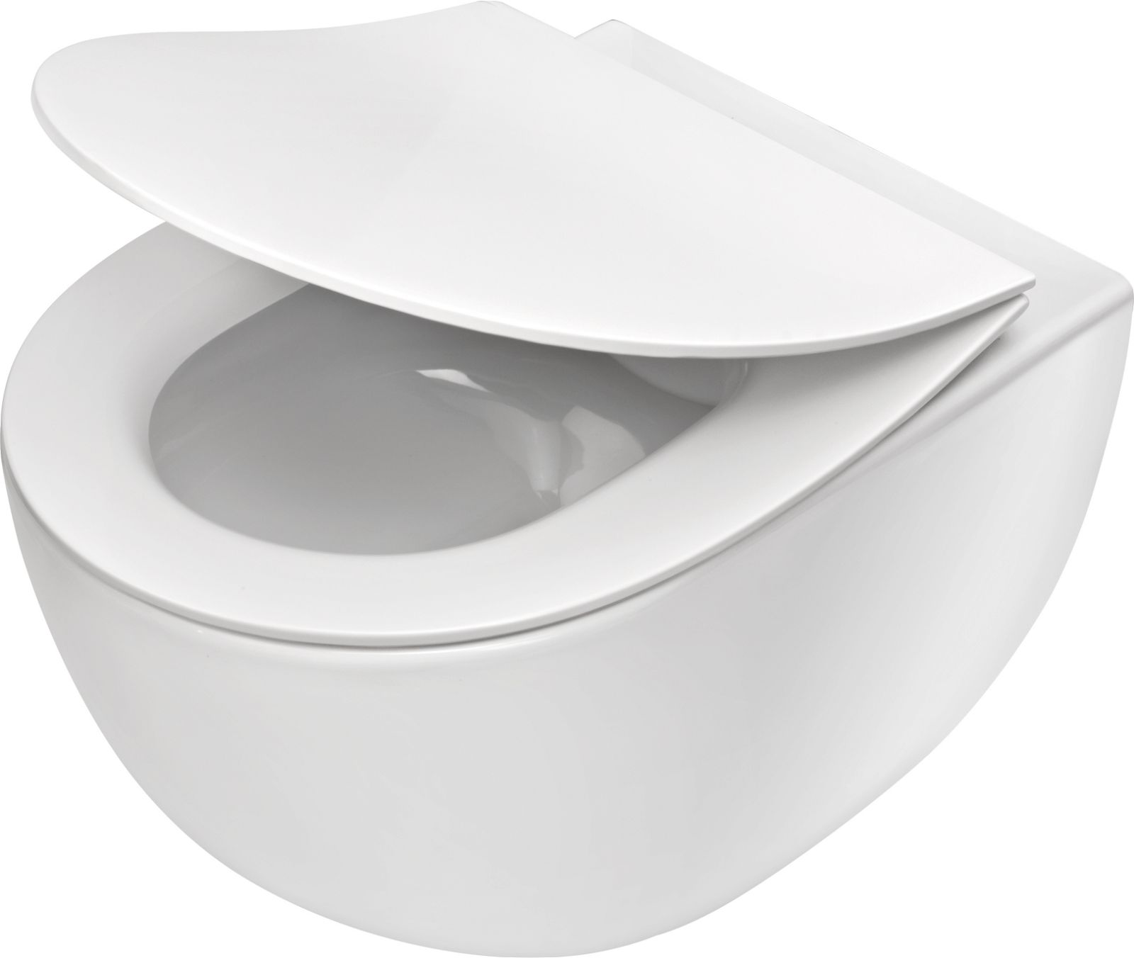 Toilet bowl, wall-mounted, rimless - CDE_6ZPW - Główne zdjęcie produktowe