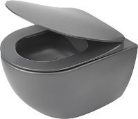 Toilet bowl, wall-mounted, rimless - CDE_DZPW - Główne zdjęcie produktowe
