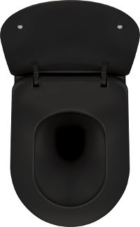 Toilet bowl, wall-mounted, rimless - CDE_NZPW - Zdjęcie produktowe