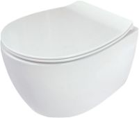 WC školjka, s sedežem, brezroben - CDLD6ZPW - Zdjęcie produktowe
