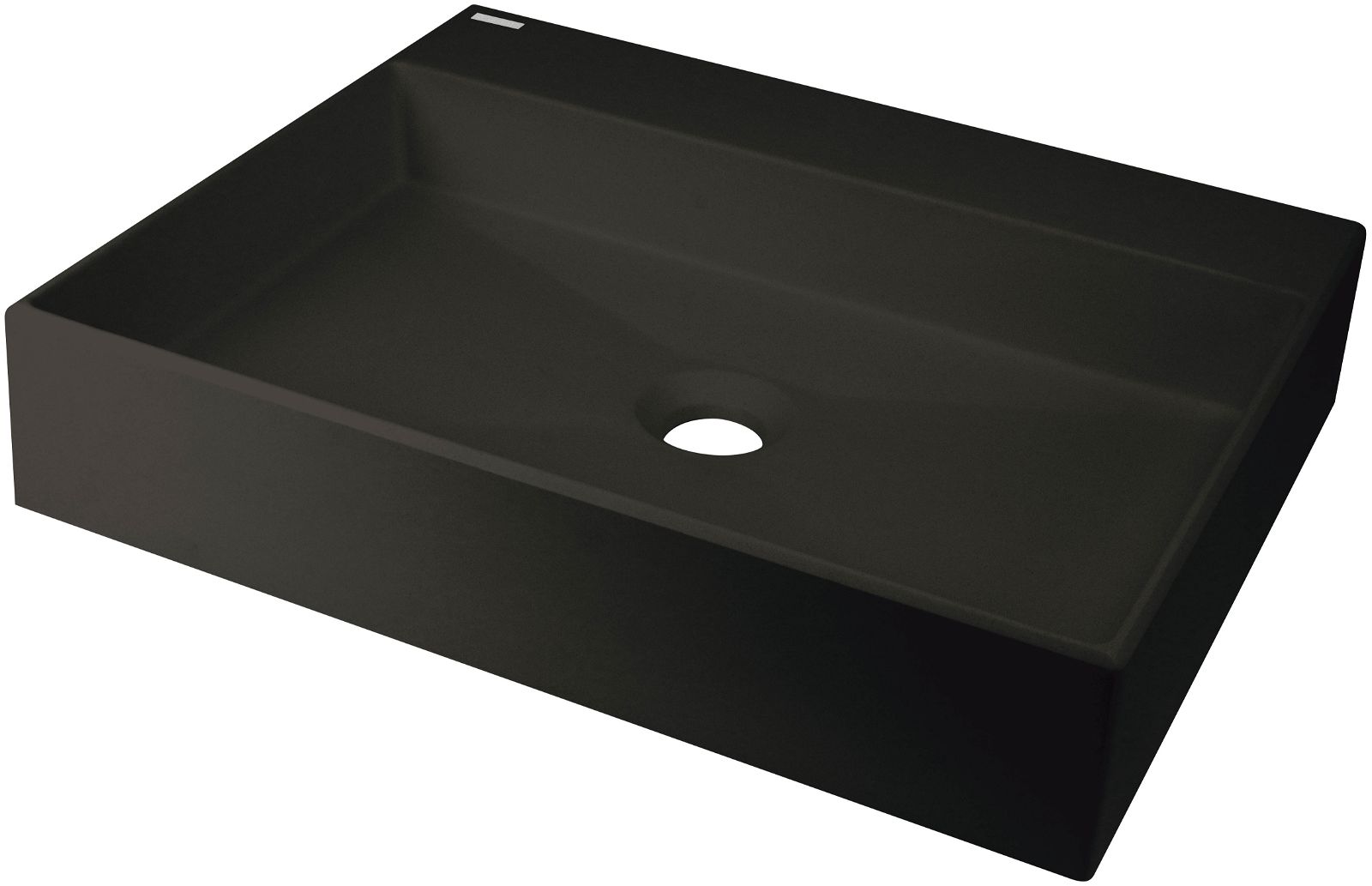Granite washbasin, countertop - 500x400 mm - CQR_NU5S - Główne zdjęcie produktowe