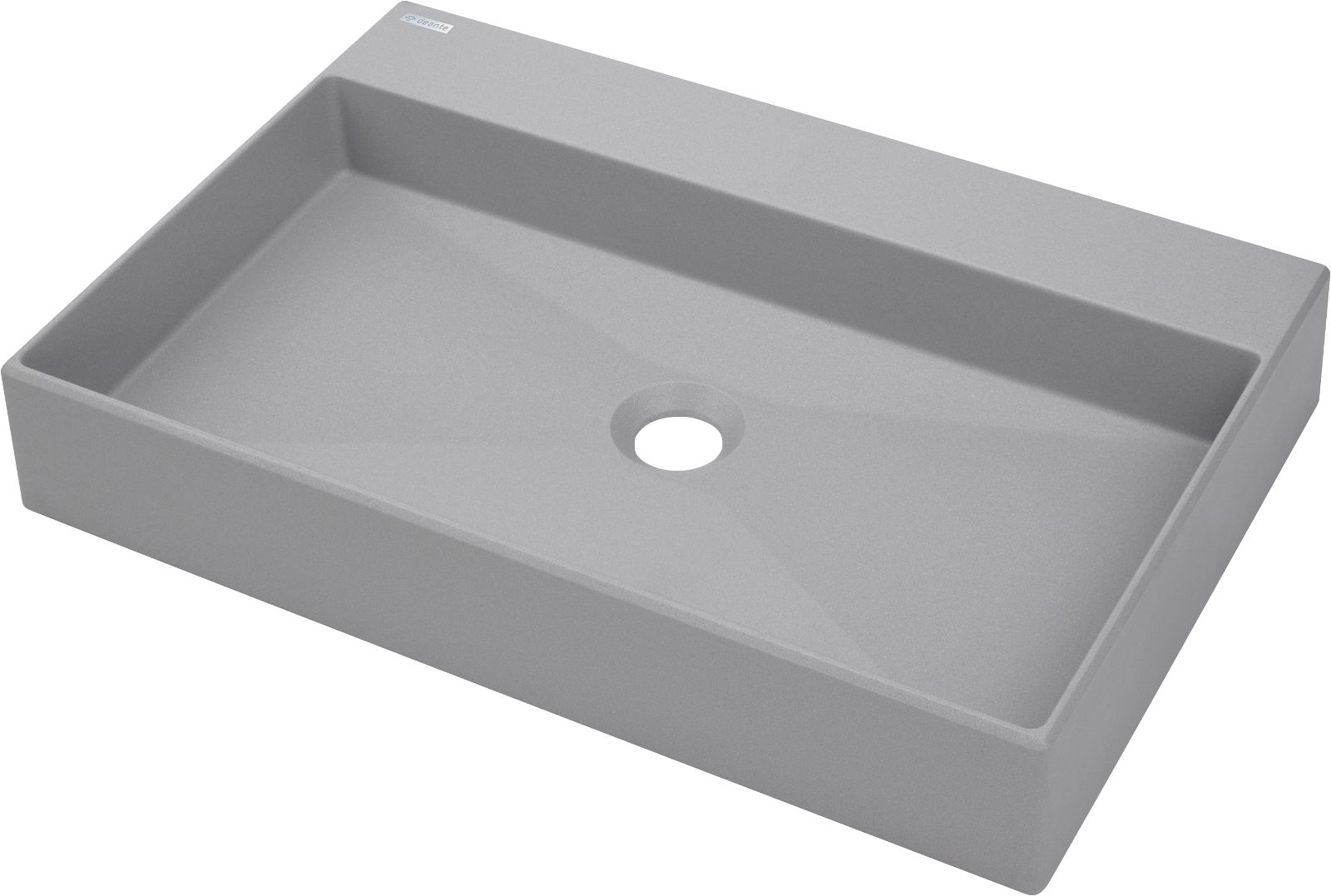 Granite washbasin, countertop - 60x40 cm - CQR_SU6S - Główne zdjęcie produktowe