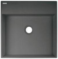 Granite washbasin, countertop - 400x400 mm - CQR_TU4S - Zdjęcie produktowe