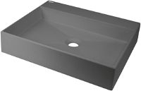 Granite washbasin, countertop - 500x400 mm - CQR_TU5S - Główne zdjęcie produktowe