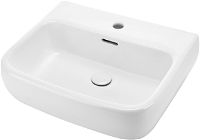 Ceramic washbasin, wall-mounted - CDH_6U5W - Zdjęcie produktowe