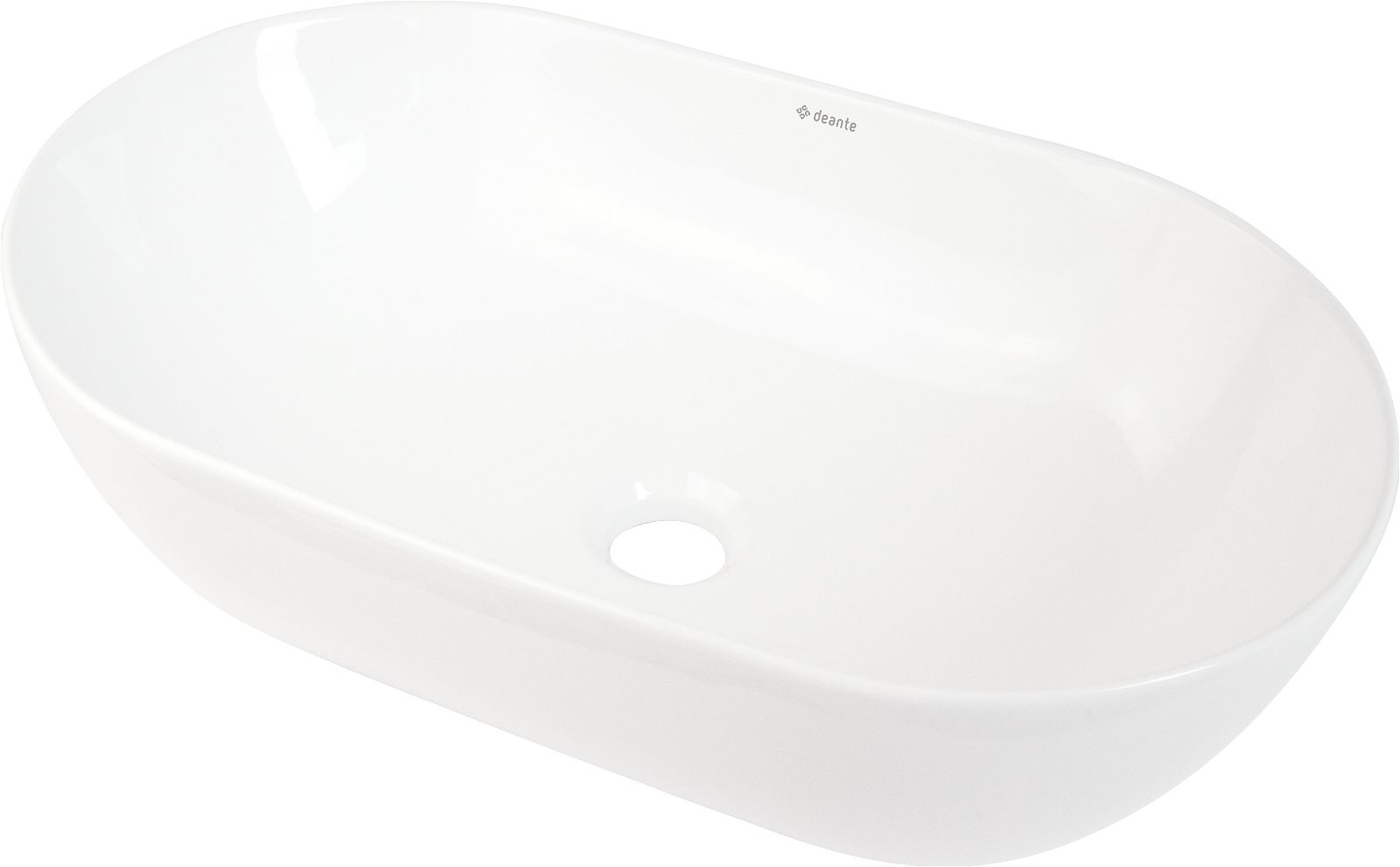 Ceramic washbasin, countertop - CDE_6U5S - Główne zdjęcie produktowe