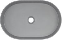 Granite washbasin, countertop, oval - CQS_SU6S - Zdjęcie produktowe
