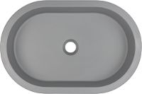 Granite washbasin, undermount/inset, oval - CQS_SU6U - Zdjęcie produktowe