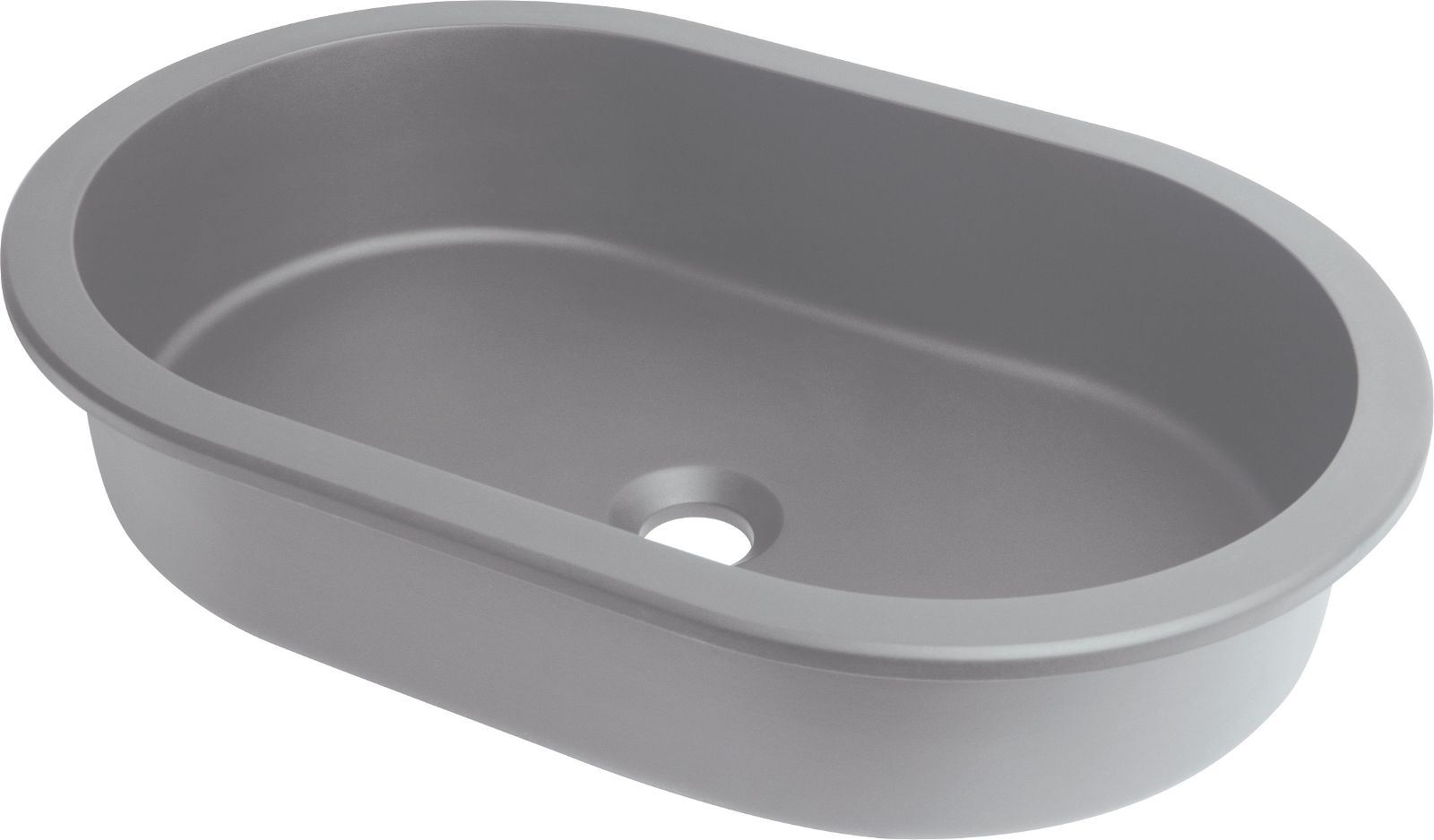 Granite washbasin, undermount/inset, oval - CQS_SU6U - Główne zdjęcie produktowe