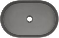 Granite washbasin, countertop, oval - CQS_TU6S - Zdjęcie produktowe