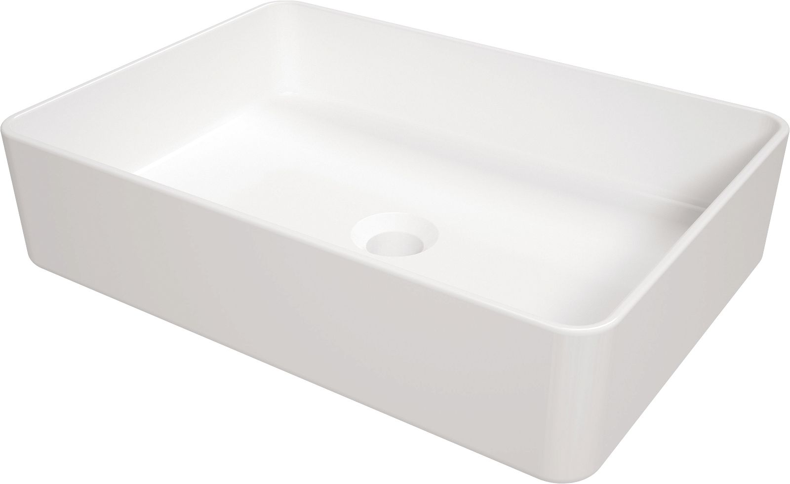 Ceramic washbasin, countertop - CGS_6U5S - Główne zdjęcie produktowe