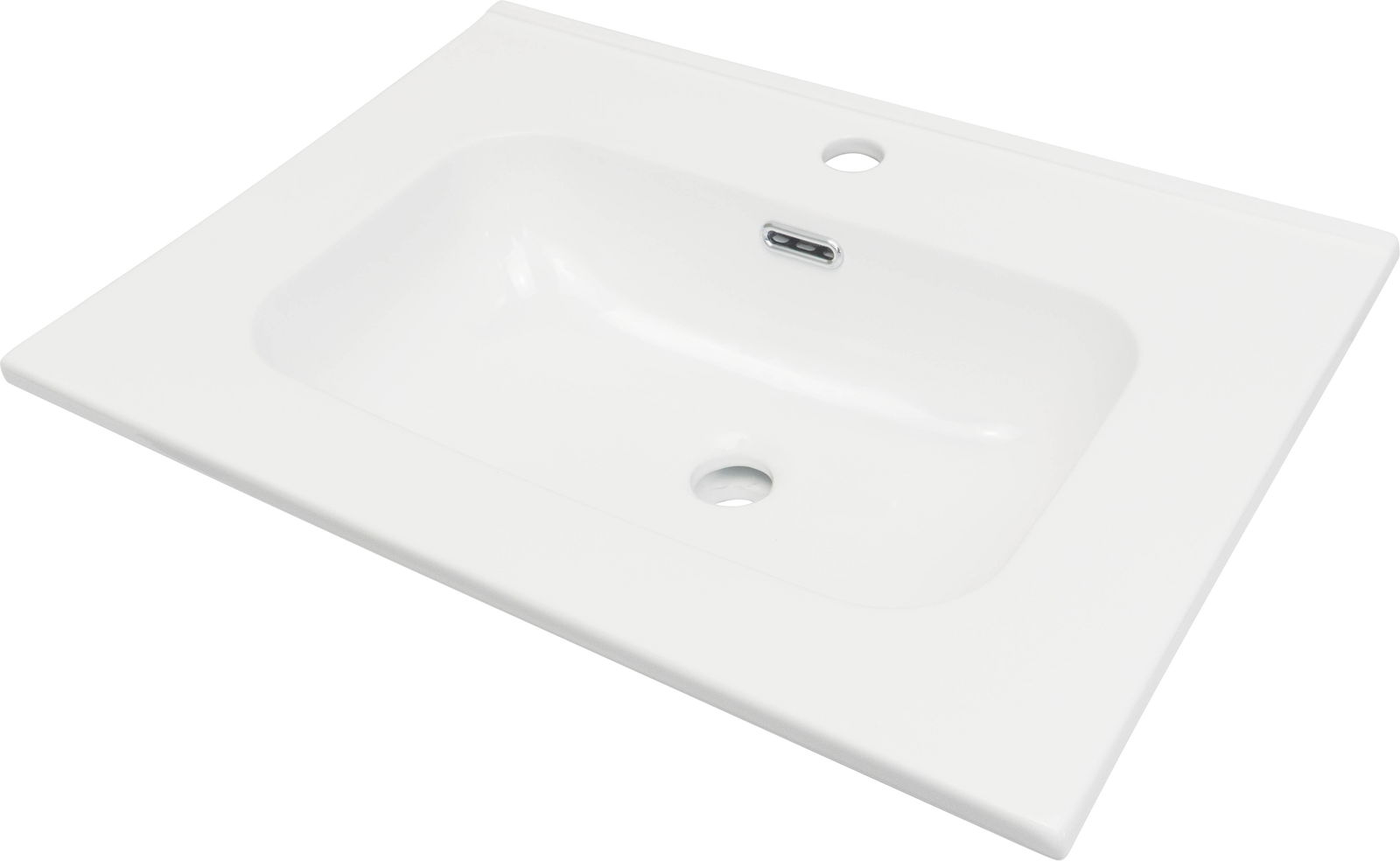 Lavabo de cerámica, empotrado - CTU_6U6W - Główne zdjęcie produktowe