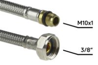 Connecting hose, for deck-mounted taps - 65 cm - XDD65VSE0 - Zdjęcie produktowe