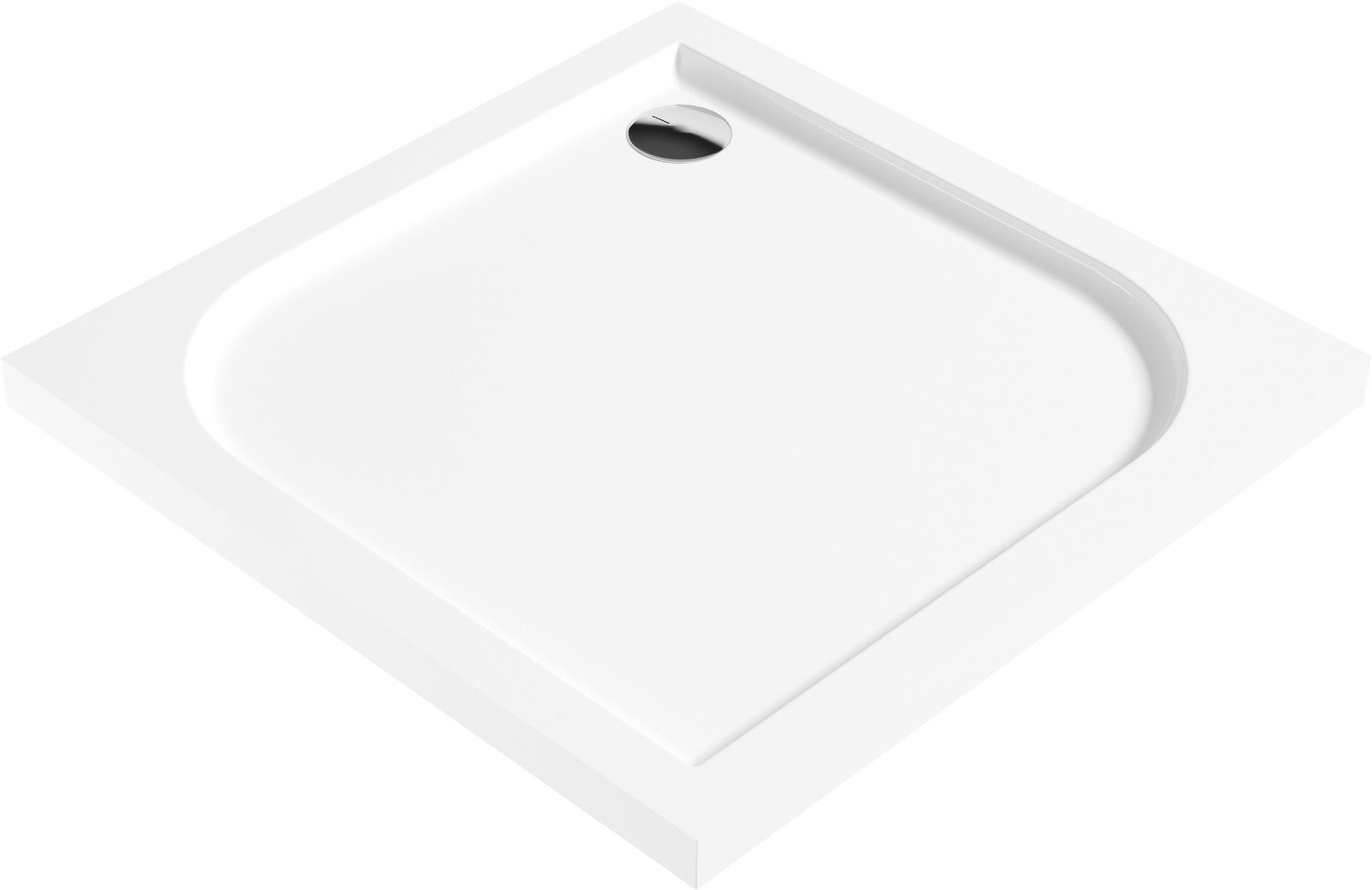 Acrylic shower tray, square, 90x90 cm - KTK_041B - Główne zdjęcie produktowe