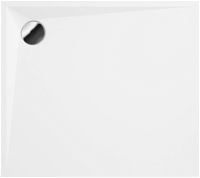 Bandeja de ducha acrílica, rectangular, 80x90 cm - KTS_049B - Zdjęcie produktowe