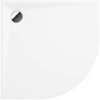 Acrylic shower tray, half round, 90 cm - KTS_053B - Zdjęcie produktowe