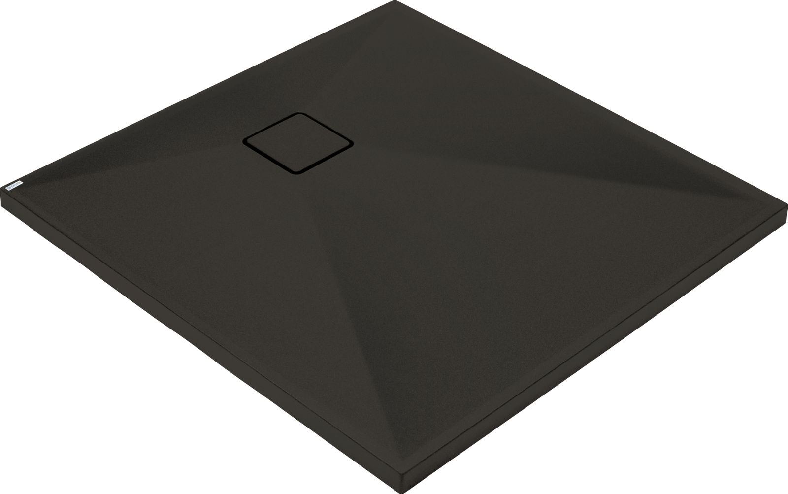 Brodzik granitowy kwadratowy 90x90 cm - KQR_N41B - Główne zdjęcie produktowe