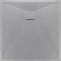 Piatto doccia in Granite, quadrato, 90x90 cm - KQR_S41B - Zdjęcie produktowe