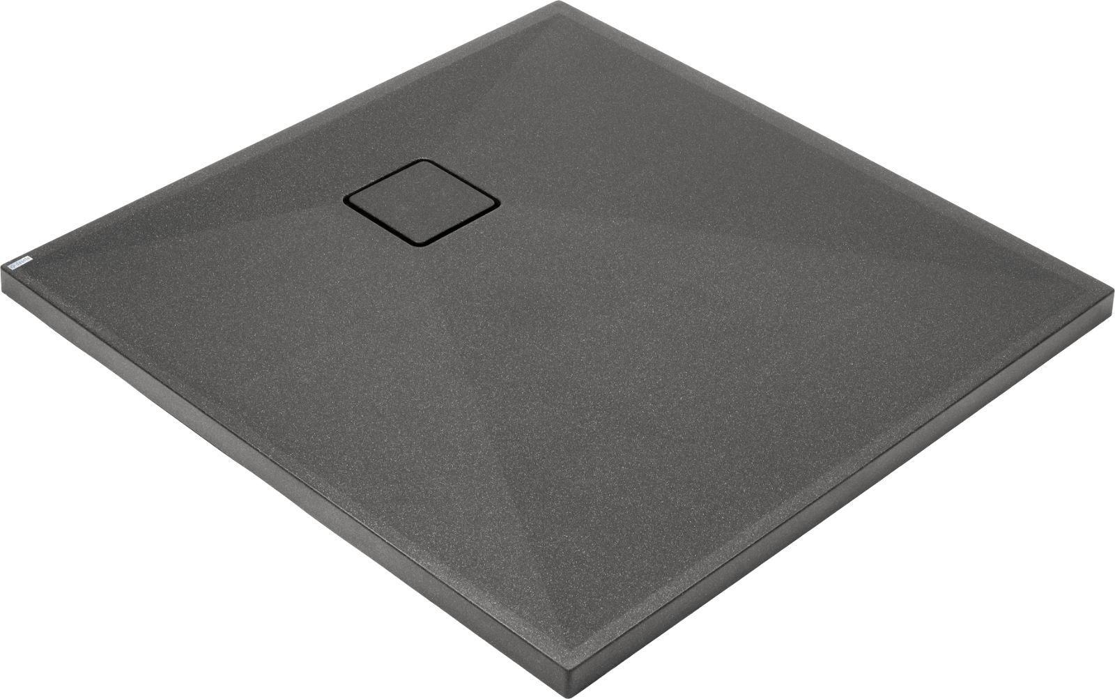 Receveur de douche en granit, carré, 80x80 cm - KQR_T42B - Główne zdjęcie produktowe