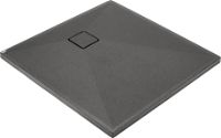 Receveur de douche en granit, carré, 80x80 cm - KQR_T42B - Główne zdjęcie produktowe