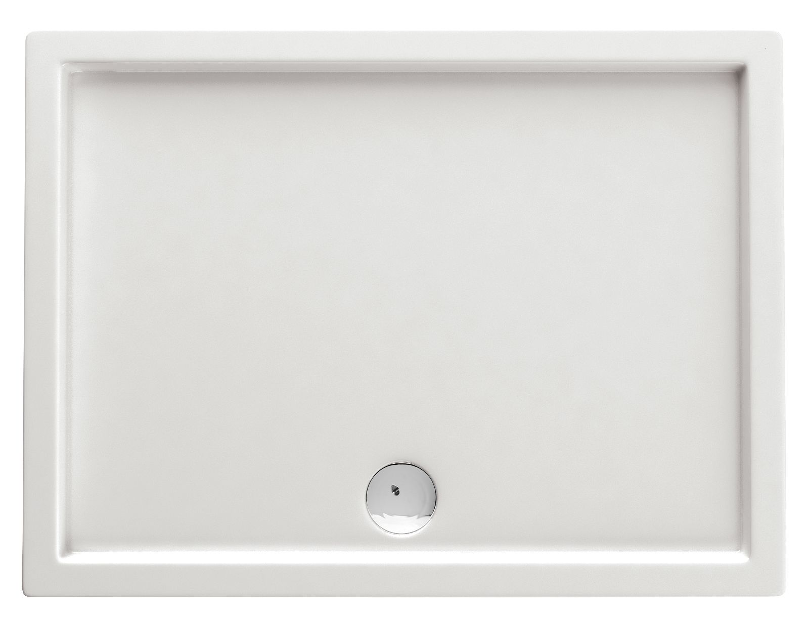 Acrylic shower tray, rectangular, 100x80 cm - KTN_046B - Główne zdjęcie produktowe