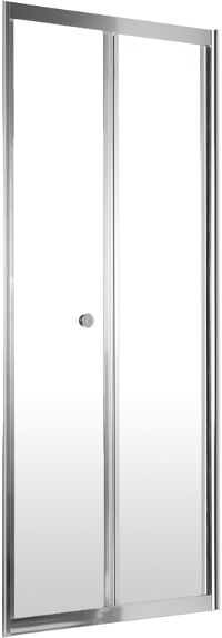 Shower doors, recessed, 80 cm - foldable - KTL_022D - Główne zdjęcie produktowe