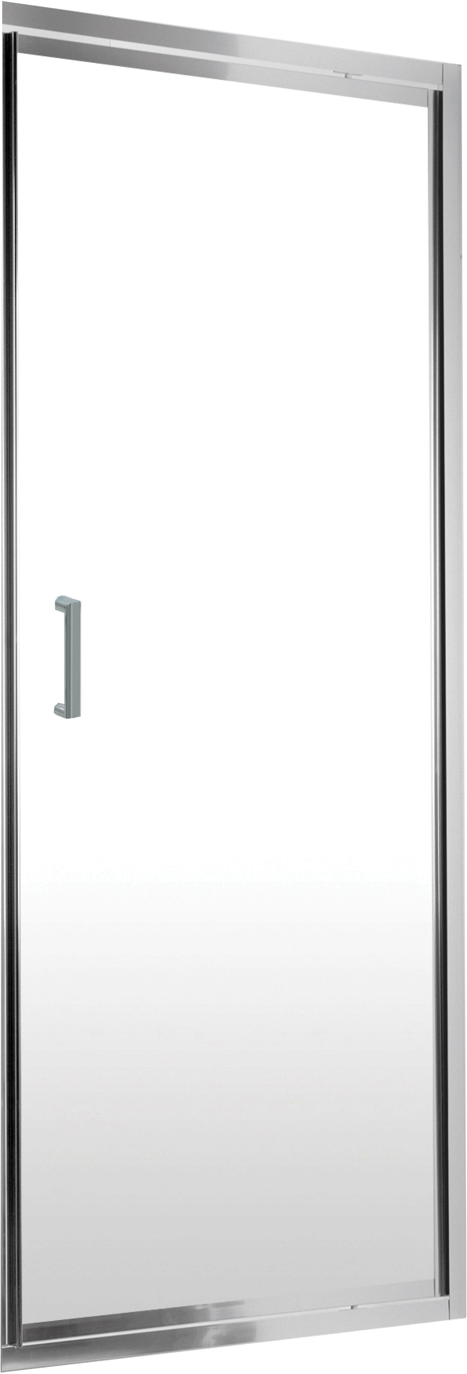Drzwi prysznicowe wnękowe 90 cm - uchylne - KTJ_011D - Główne zdjęcie produktowe