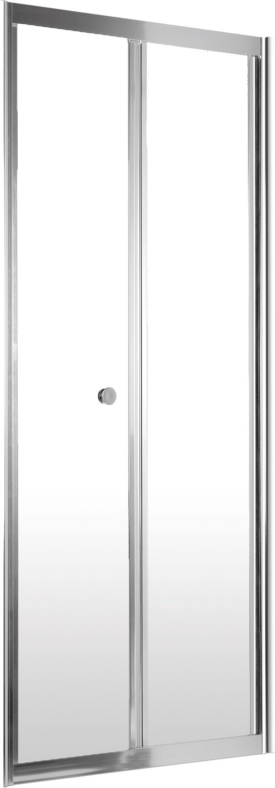 Drzwi prysznicowe wnękowe 90 cm - składane - KTJ_021D - Główne zdjęcie produktowe